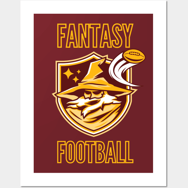 Fantasy Football (Washington) Wall Art by Pine Tree Tees